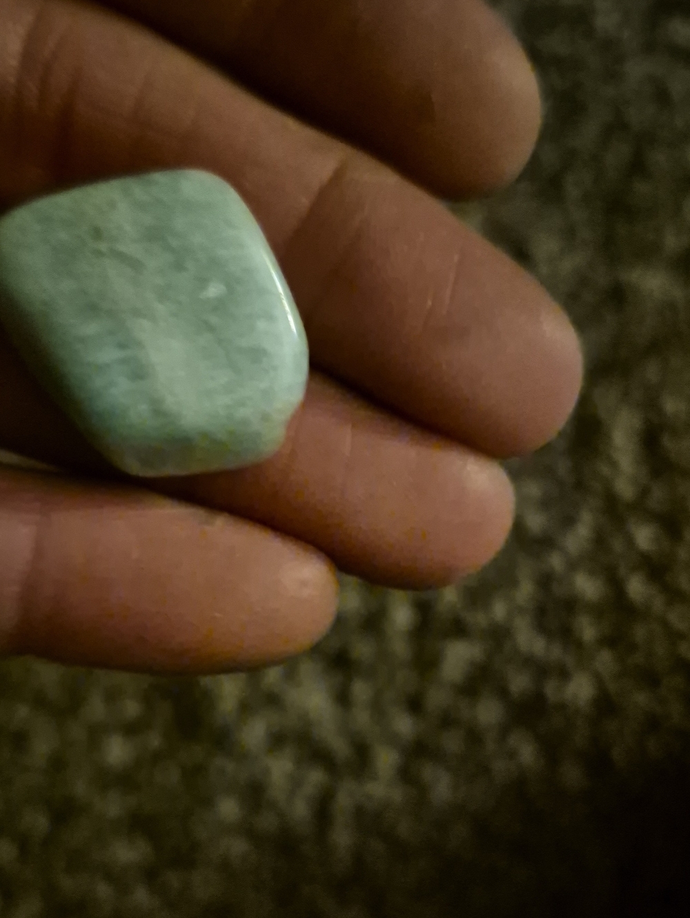Polished Light Turquoise Stone